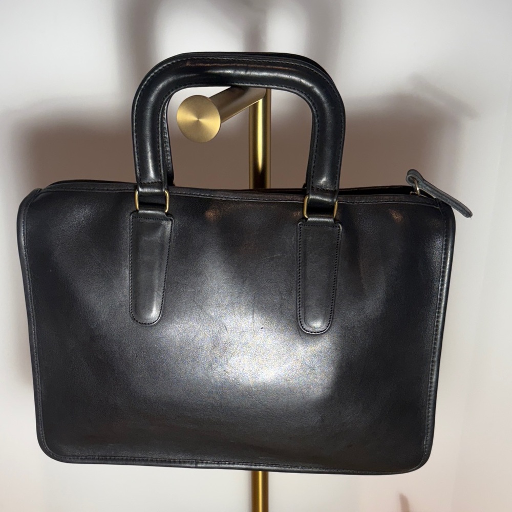 Vintage Coach Bonnie Cashin Era Slim Satchel #7711 or Briefcase - Perfect! - Picture 3 of 10